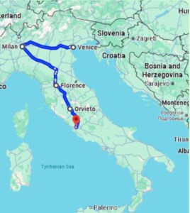 My Italy tour